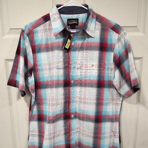 New Mens Cremeiux Plaid Western Style Shirt